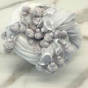 White Chan Luu Scarf